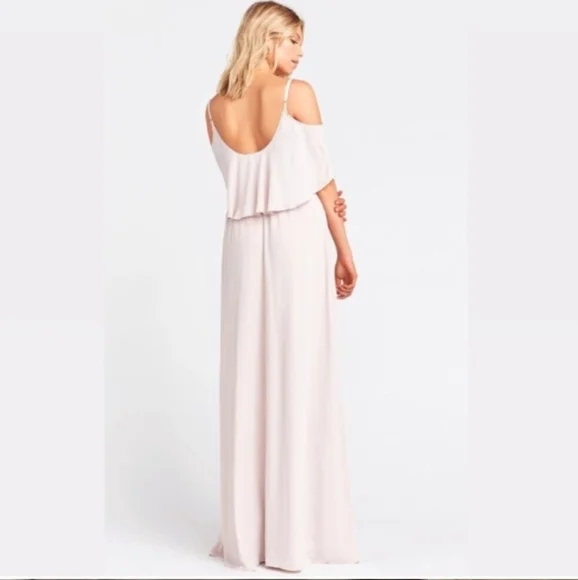 Show Me Your Mumu Caitlin Ruffle Maxi Dress Size Small - Picture 2 of 5